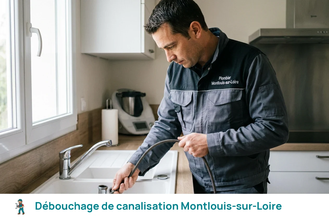 Débouchage de canalisation à Montlouis-sur-Loire
