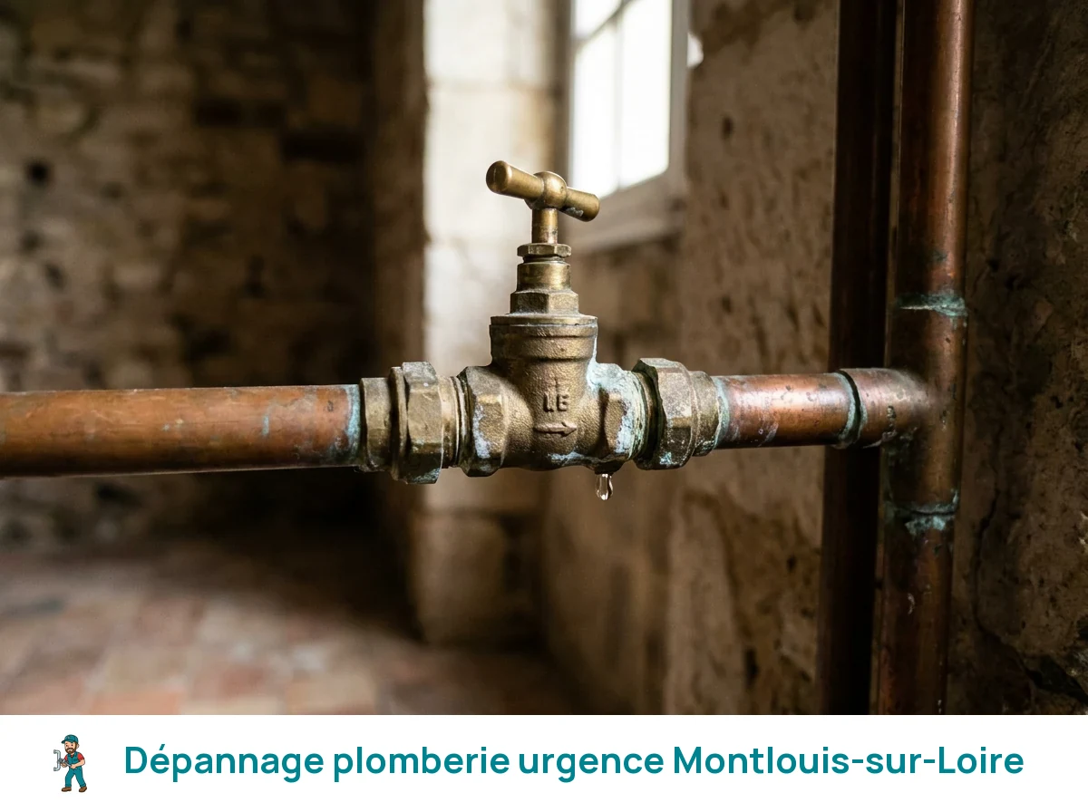 Dépannage plomberie urgence à Montlouis-sur-Loire