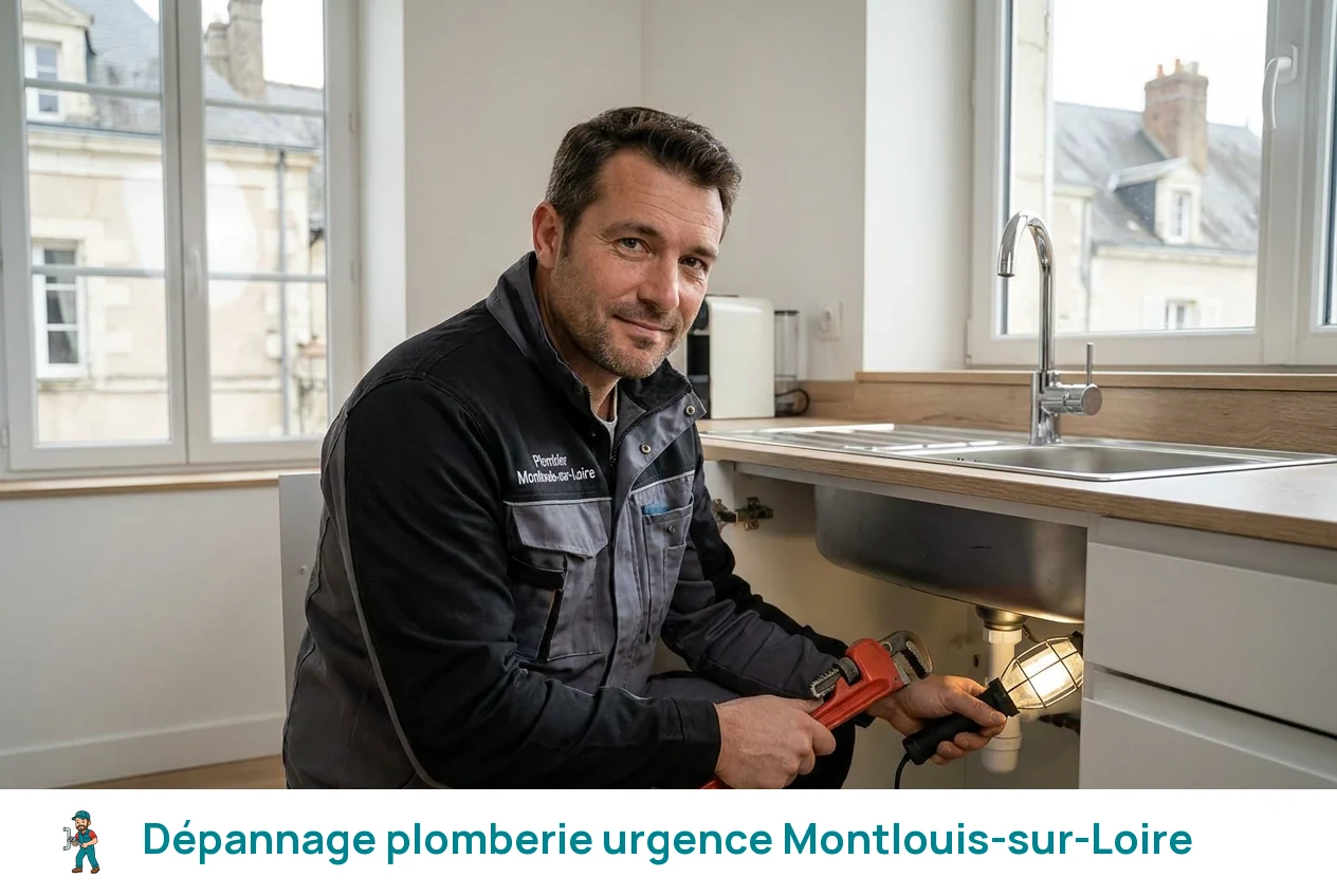 Dépannage plomberie urgence à Montlouis-sur-Loire
