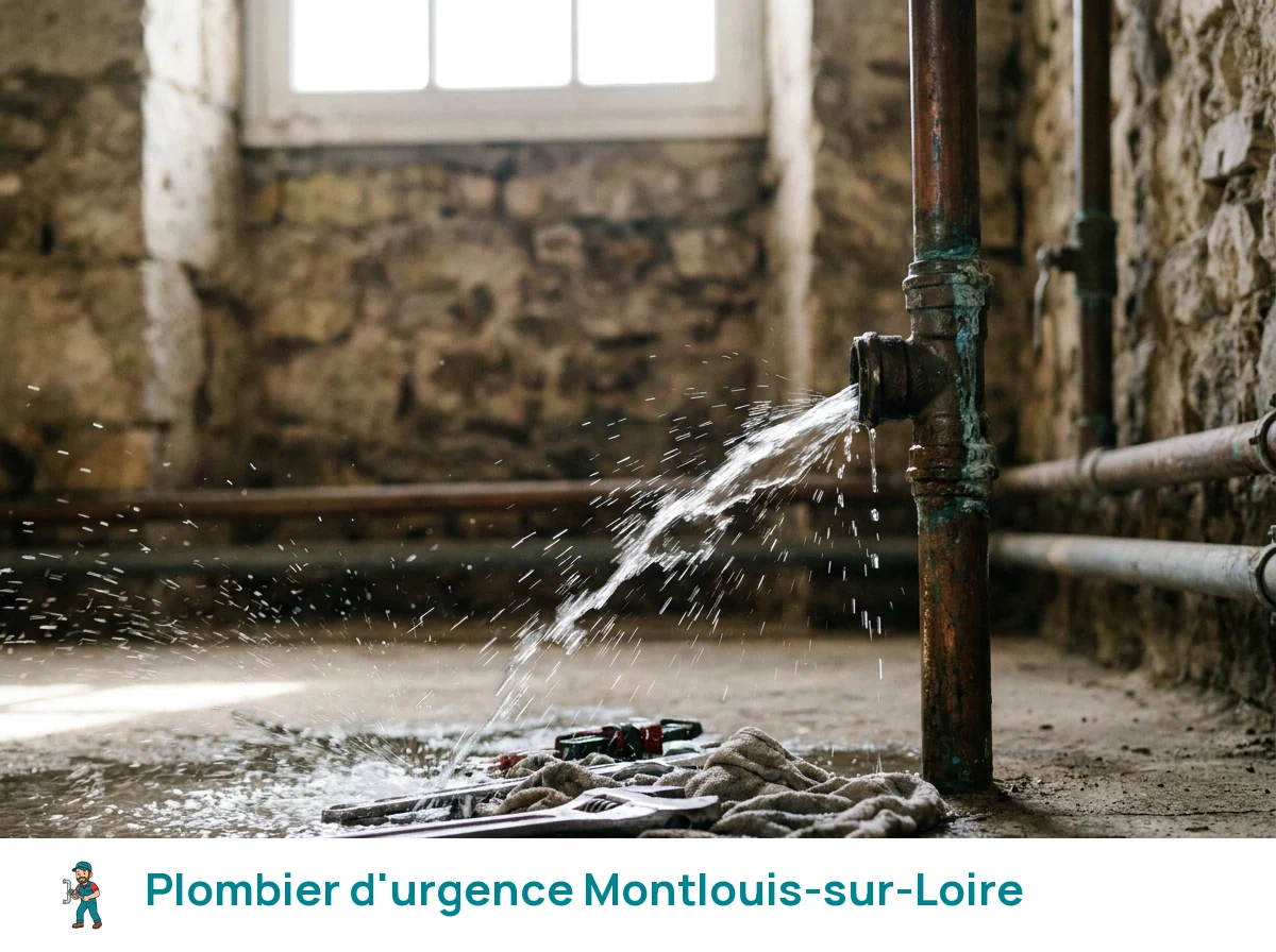 Plombier d'urgence à Montlouis-sur-Loire