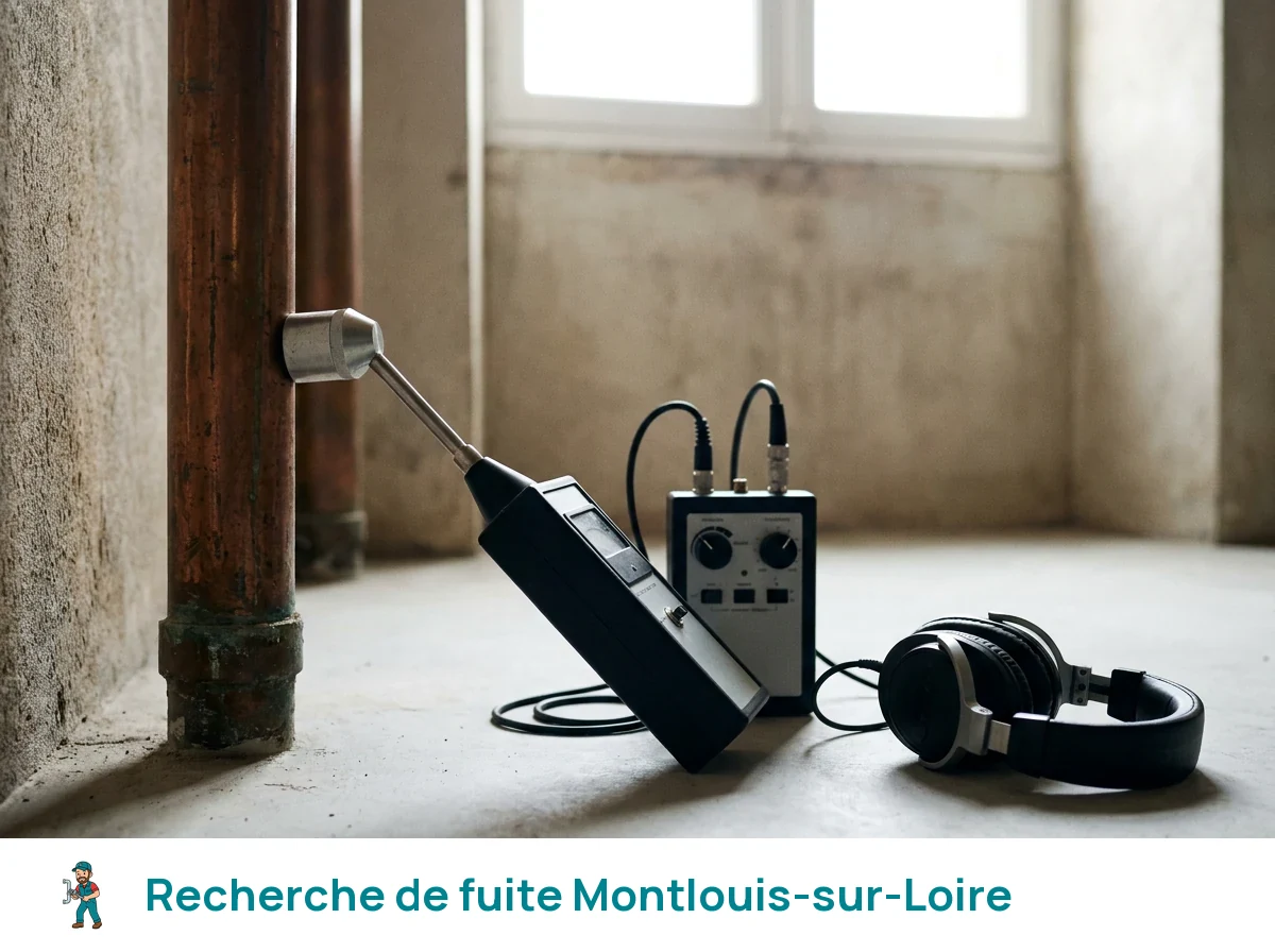 Recherche de fuite à Montlouis-sur-Loire