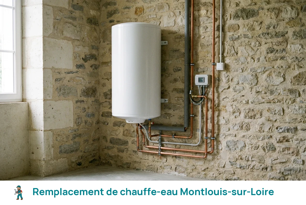Remplacement de chauffe-eau à Montlouis-sur-Loire