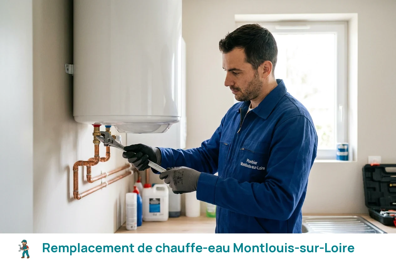 Remplacement de chauffe-eau à Montlouis-sur-Loire