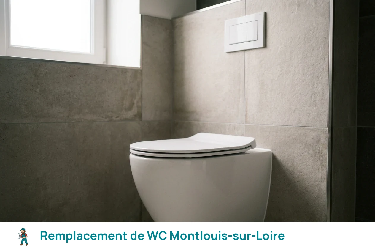 Remplacement de WC à Montlouis-sur-Loire
