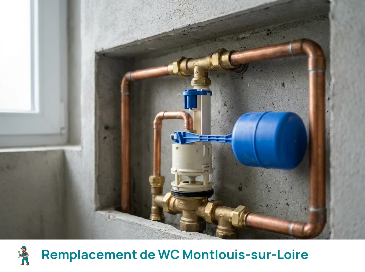 Remplacement de WC à Montlouis-sur-Loire