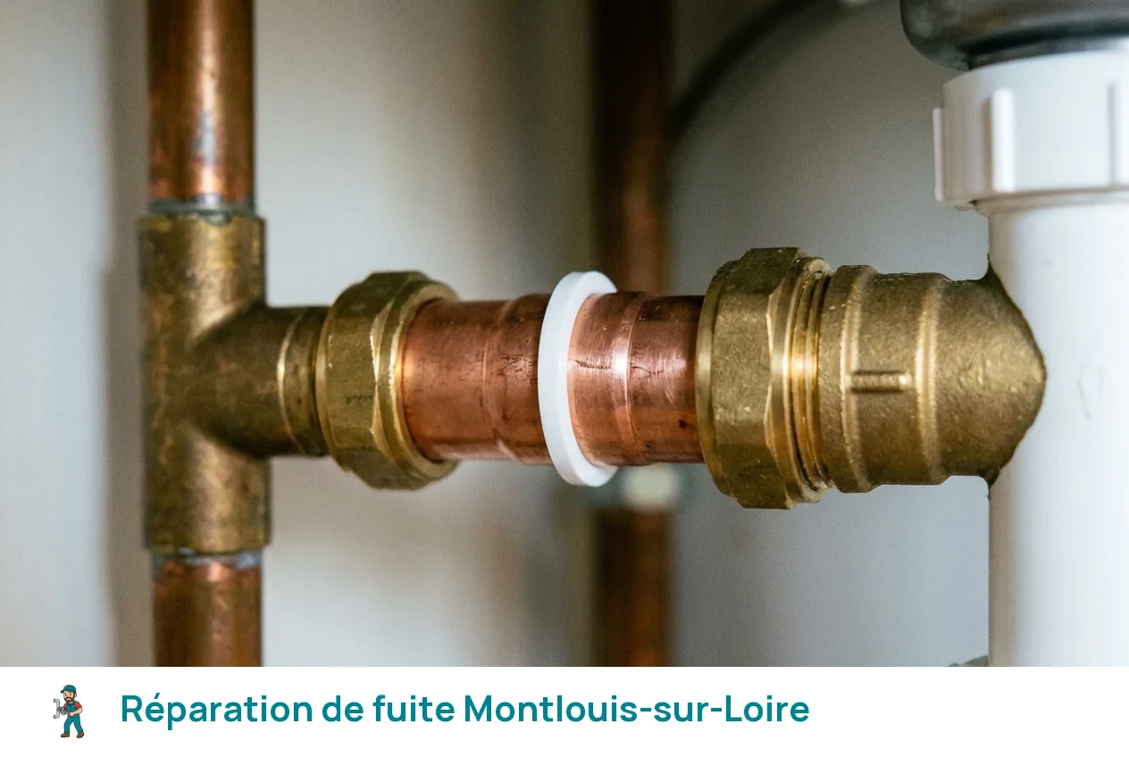 Réparation de fuite à Montlouis-sur-Loire