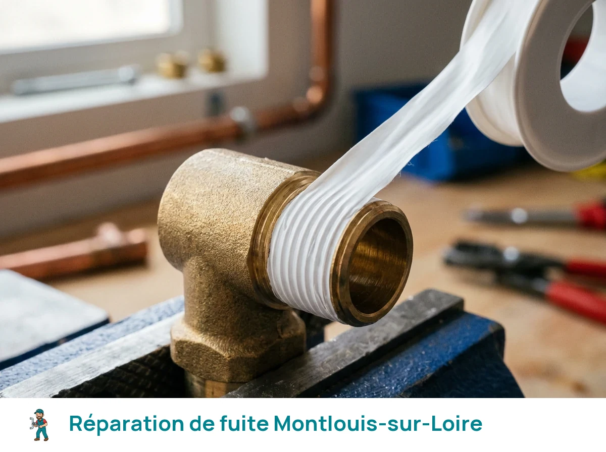 Réparation de fuite à Montlouis-sur-Loire