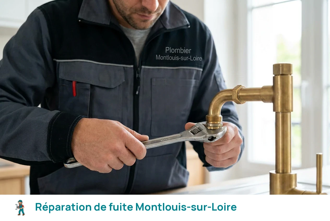 Réparation de fuite à Montlouis-sur-Loire